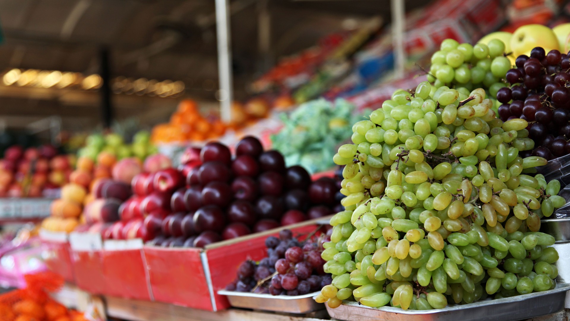 Variety of fruits